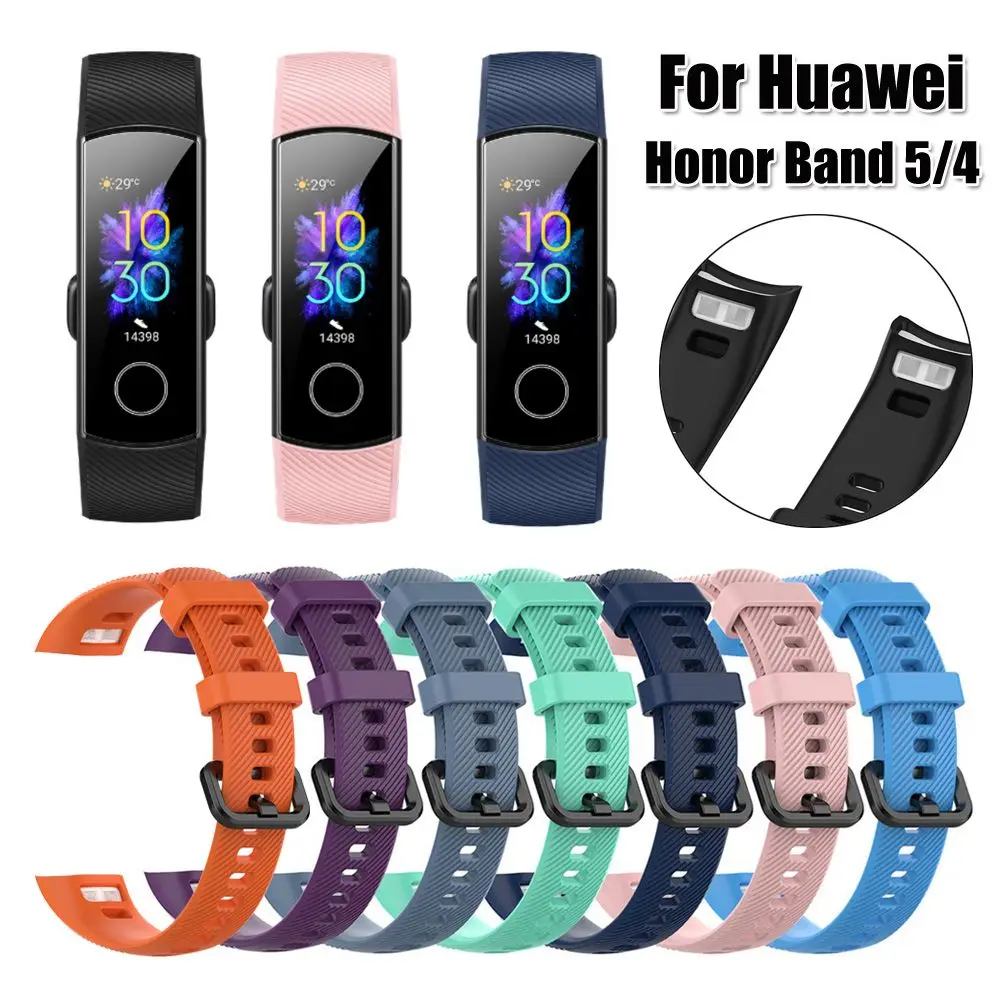 

Силиконовый ремешок на запястье для Honor Band 4 5, умные аксессуары, сменный Браслет для Honor Band 5
