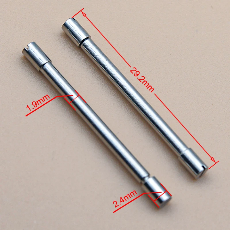 2PCS 24.5mm 26.5mm 29.2mm Watch Screw Tube For AP Audemars Piguet Watch Rubber Leather Strap Belt Band Repair Parts