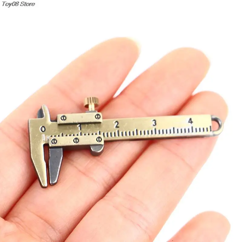 

1PC 1/12 Miniature Vernier Caliper Dollhouse Decoration Simulation Metal Vernier Caliper Model Dollhouse Mini DIY Decor Toys New