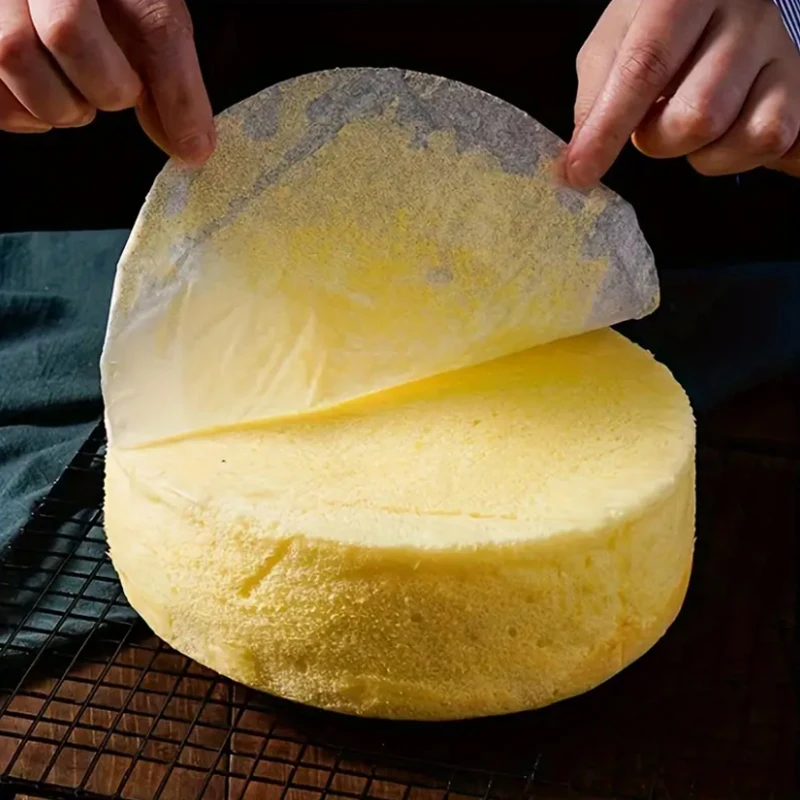 100 шт. круглая бумага для выпечки пергамента подкладка барбекю духовки картона