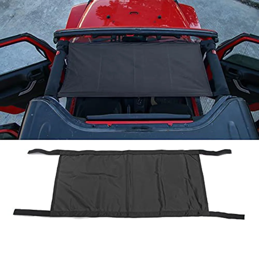 

Sun Visor Protector Hammock Oxford Fabric Car Roof Sunshade For Jeep Wrangler YJ TJ LJ JK JKU JL JLU Gladiator JT 1987-2020