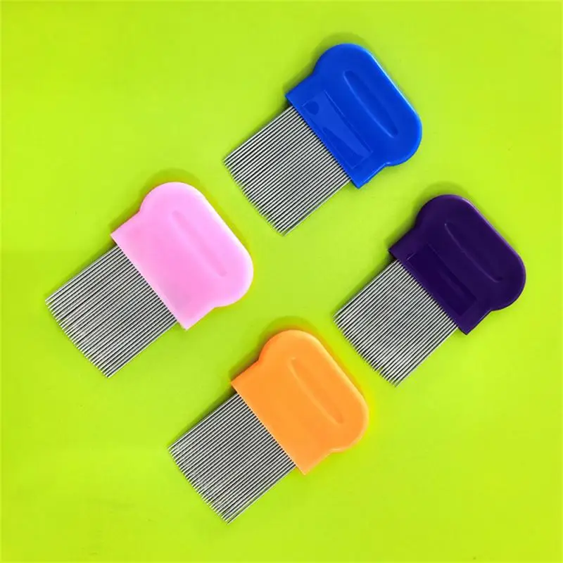 

For Cat Grooming Easy Deshedding Brush For Long Small Hair Dog PP Stainless Steel Pet Hair Comb Double-sided Long Needle Comb