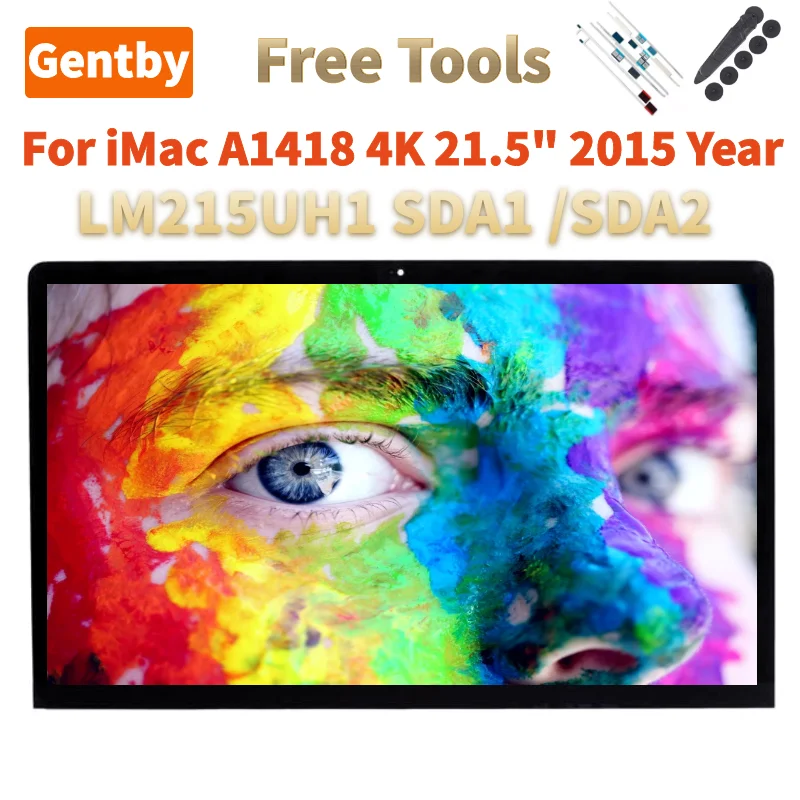 

LM215UH1 SDA1 SD A1 LM215UH1(SD)(A1) для A1418 iMac 21,5 Дюймов Retina 4K 2015 ЖК-экран со стеклом полная сборка EMC 2833