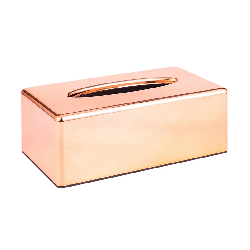 

3x бумажная стойка, Элегантный Королевский Розовый Золотой автомобильный контейнер для хранения бумажных салфеток