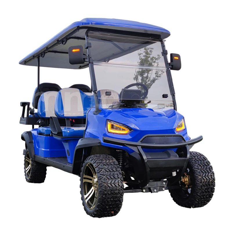 

Global Sale 4 6 8 seats 48/60/72V 4000/5000/7000W Hunting Club Street Legal Utility Vehicle Car Electric Lithium Golf Cart