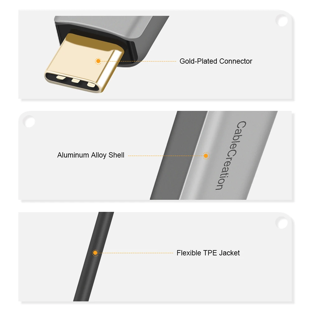 Сетевая карта CableCreation USB C Ethernet 1000 Мбит/с Тип к RJ45 Gigabit Lan адаптер для MacBook ПК Windows XP 7 8