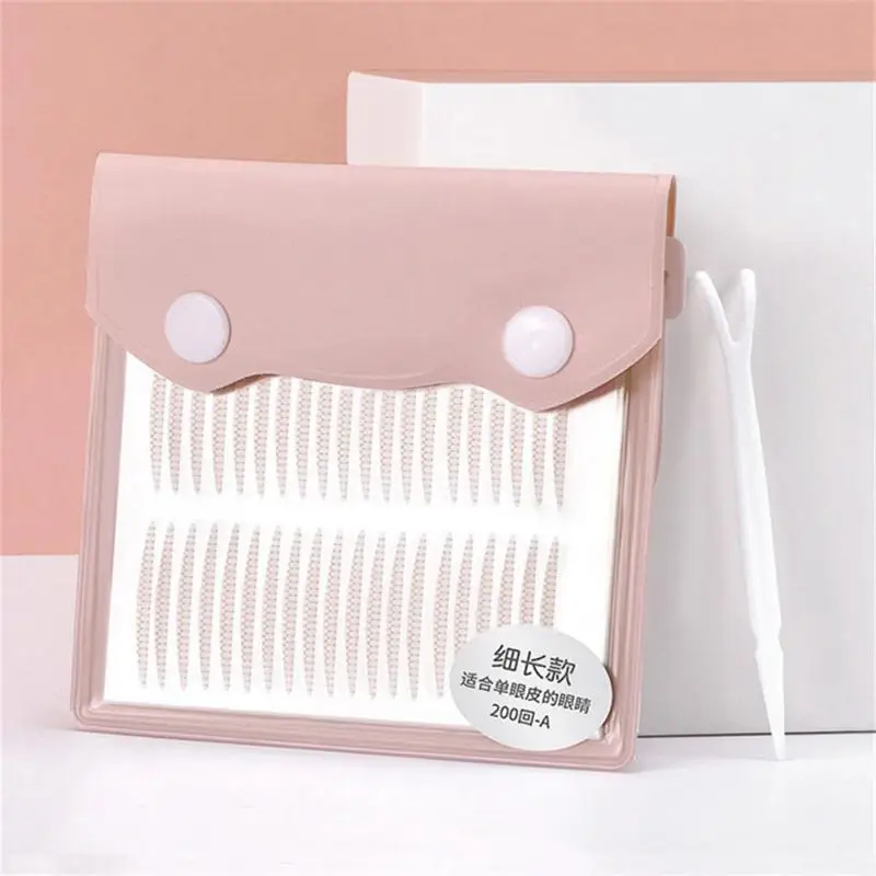 

Double Eyelid Stickers Female Seamless Invisible Artifact Natural Lasting Lace Mesh Olive Eye Stickers Free Glue