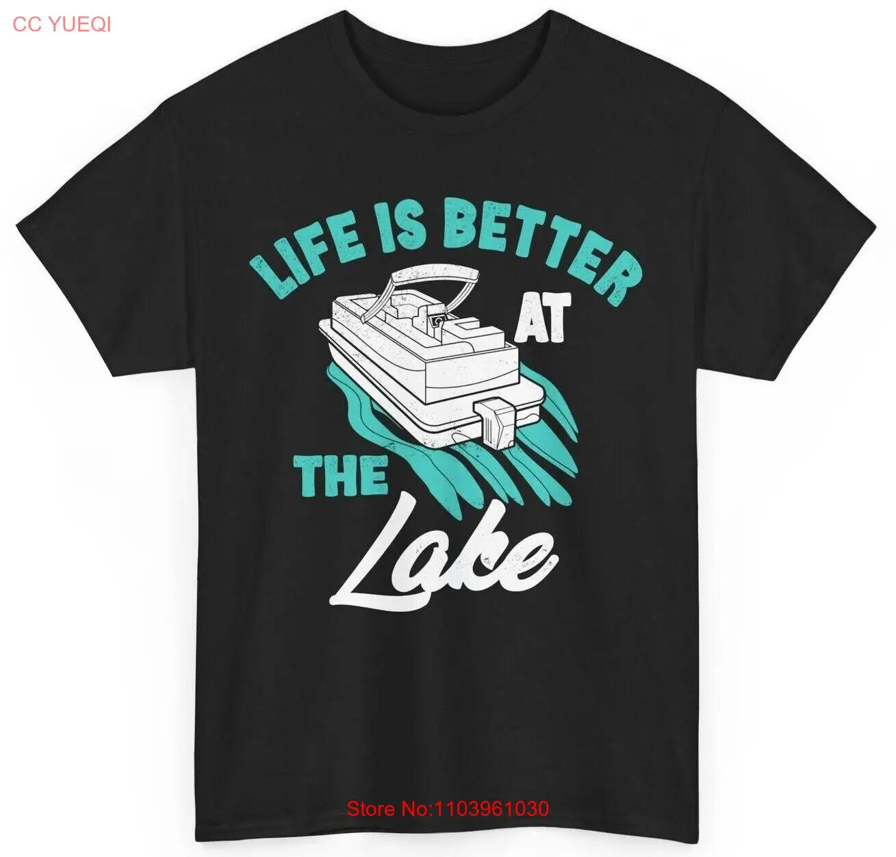 Рубашка с озером жизнь лучше на озере лодке влюбленных погружной футболке