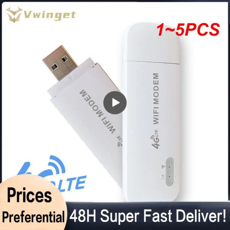 

1~5PCS Tianjie 4G Wifi Modem USB Dongle Mobile 150 Mbps Network Cat4 Broadband Unlocked Universal Modified Wireless with SIM