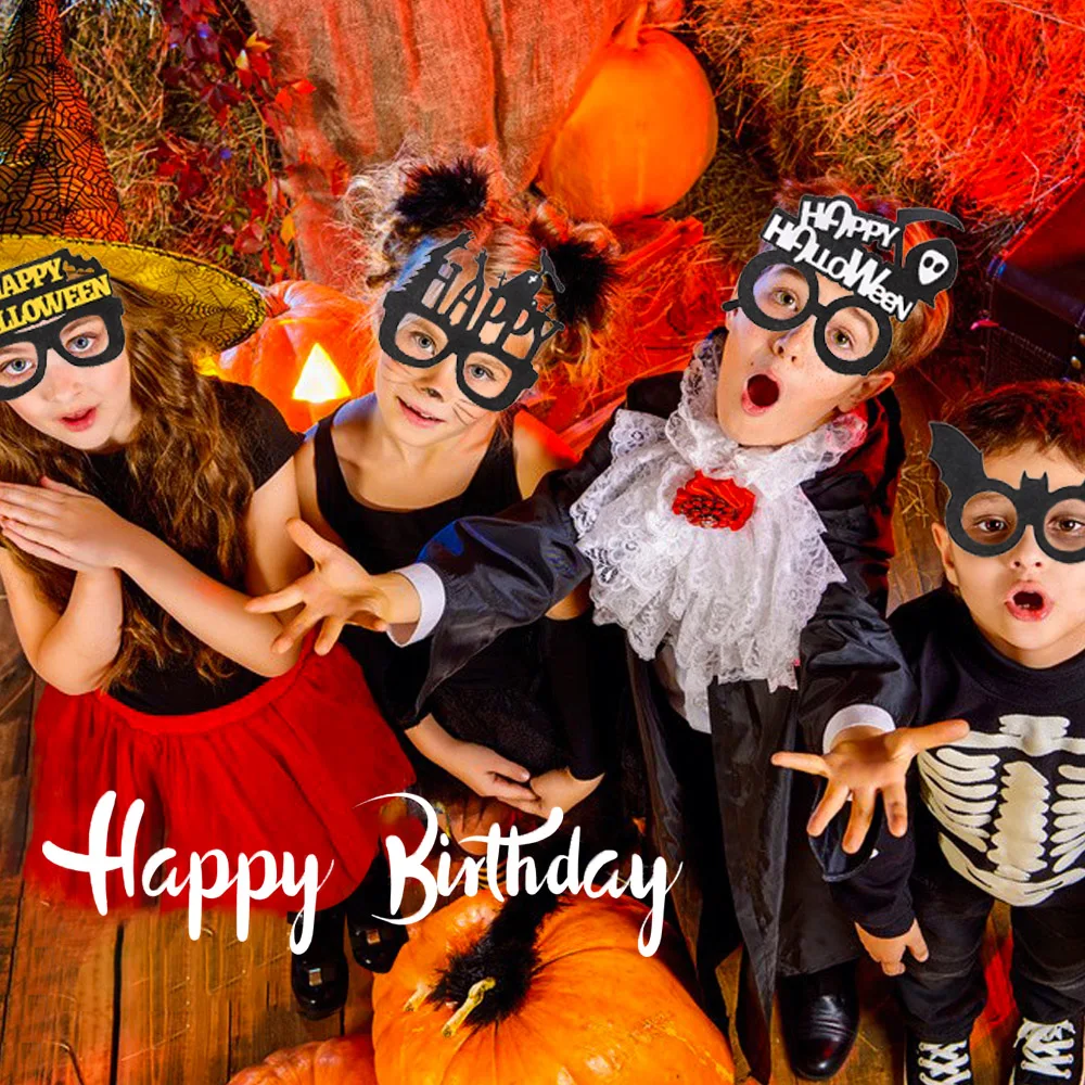 Очки для украшения Хэллоуина "Ужасные творческие скелеты и привидения" из нематериального материала для фестиваля, аксессуары для фотографии