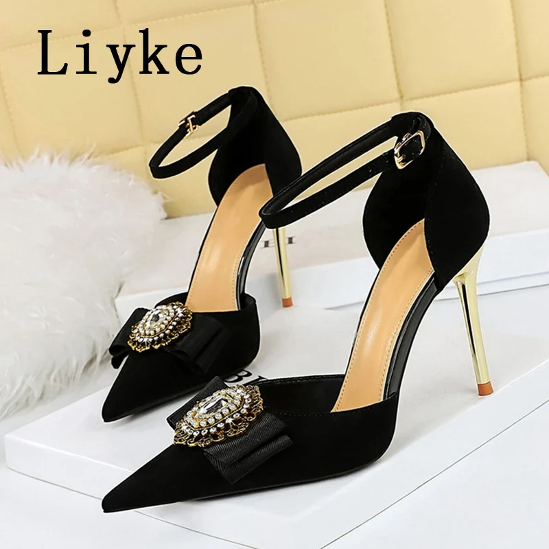 

Женские туфли-лодочки с ремешком на щиколотке, на высоком каблуке-шпильке