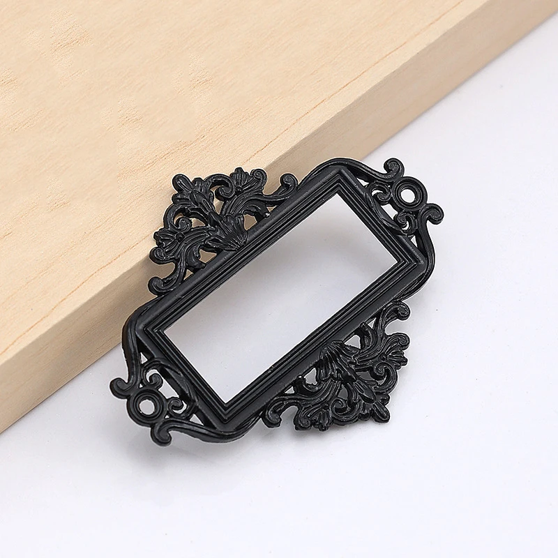 

2 шт., рамка для этикеток в стиле ретро, держатель для ящика шкафа, чехол для бирки, ручка, антикварный держатель для карточек с именем, мебельная фурнитура