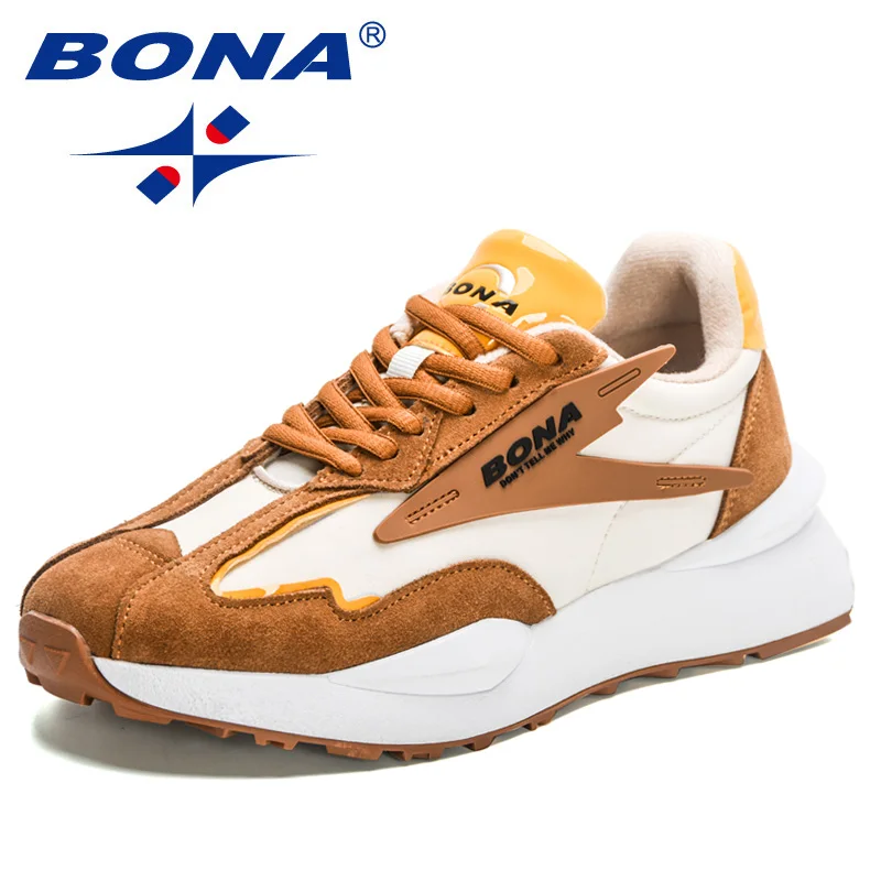 BONA 2023 New Designers Soft Running Shoes Women Lightweight Breathable Sneakers Outdoor Jogging Walking Athletic Shoes Ladies