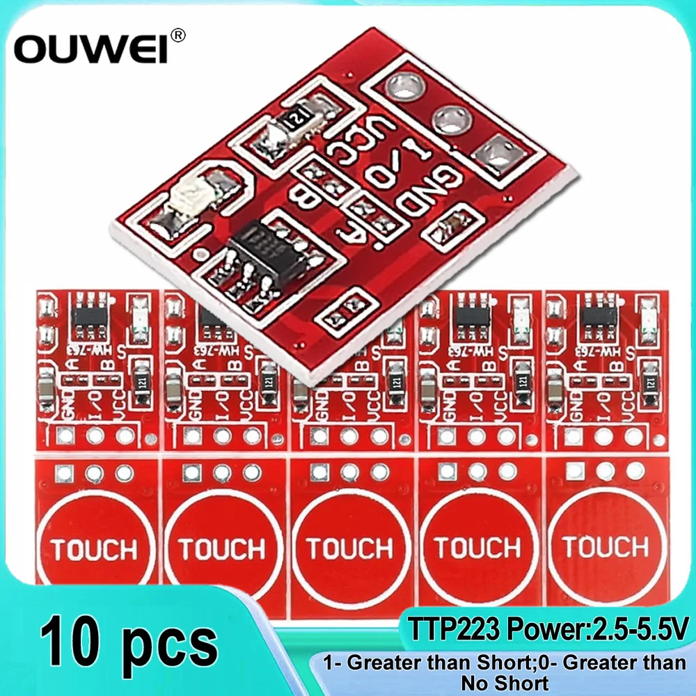 10/50/100 шт./партия, сенсорные переключатели TTP223