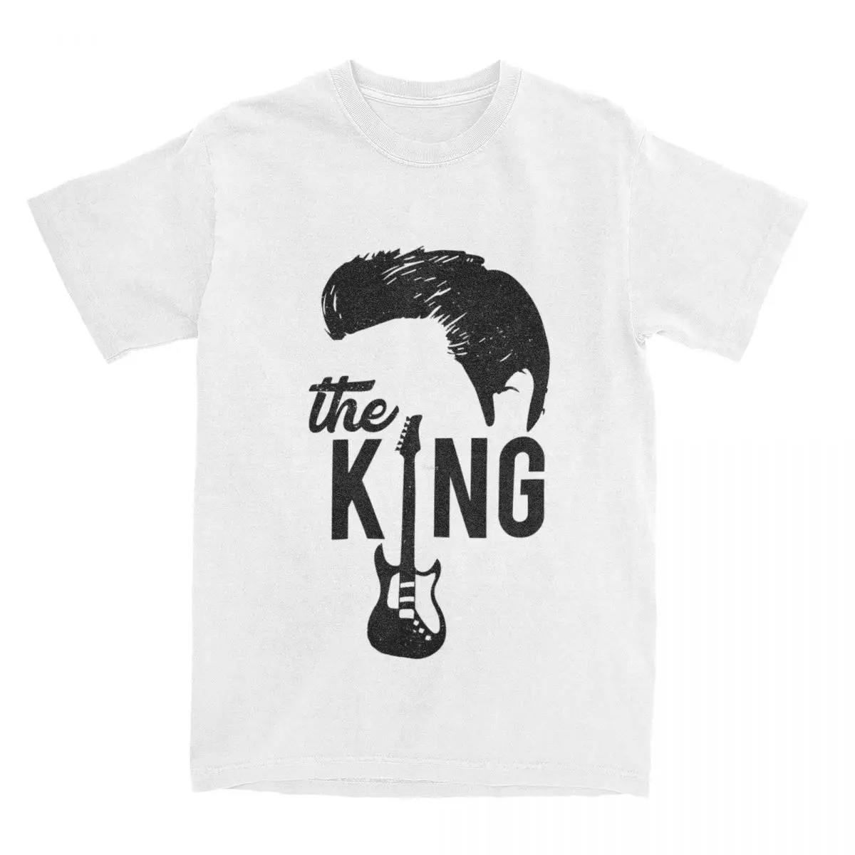 

Elvis Presley The King for Men Women T Shirts Merch Awesome Tees Short Sleeve Round Collar T-Shirts Cotton Birthday Present Tops