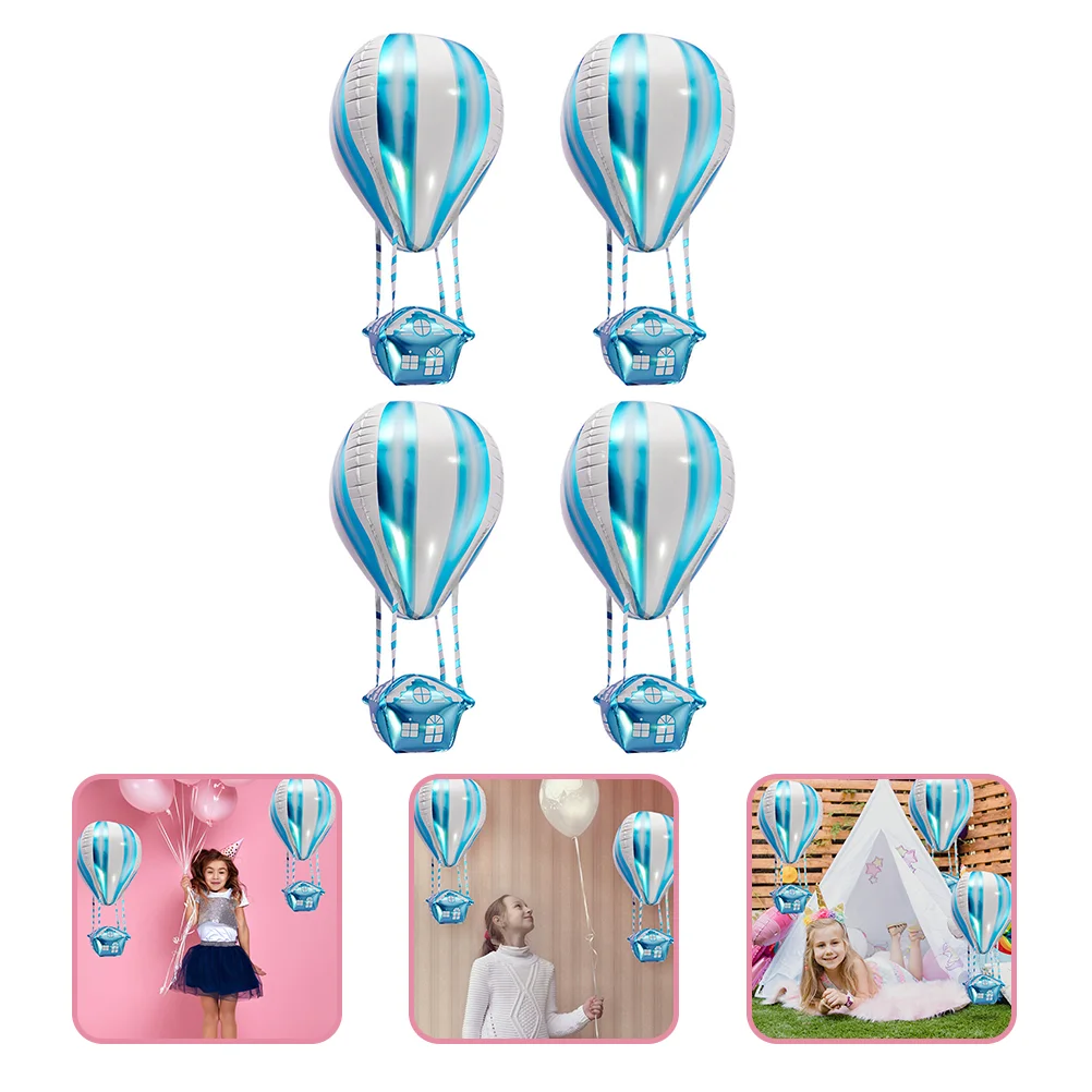 

Balloon Air Hot Balloons Foil Party Birthday Aluminum Decorations Mylar Film 4D Heliumbaby Shower Decor Decoration Kids Happy