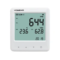 yem 40c desktop co2 temperature humidity meter carbon dioxide monitor