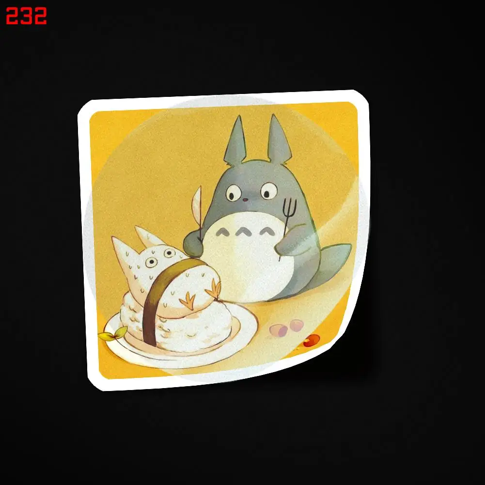 

Наклейка TOTORO 00232 для ноутбука, декор для спальни, автомобиля, милый мультяшный модный чемодан для общественных мест