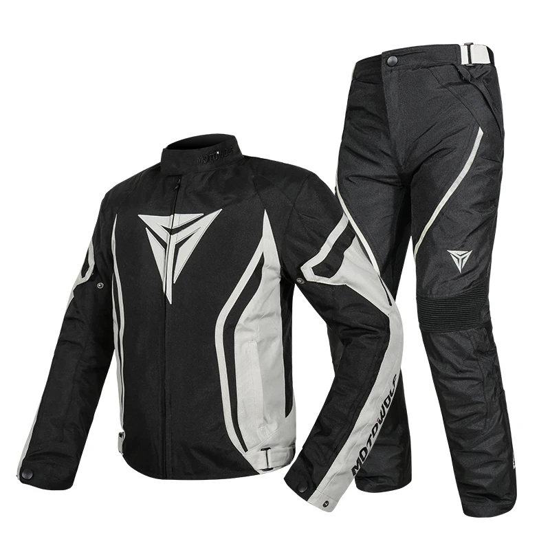 Motorcycle Cycling Suit Waterproof Gear Reflective Racing Jacket Biker Motorbike Pants Motocross Clothing