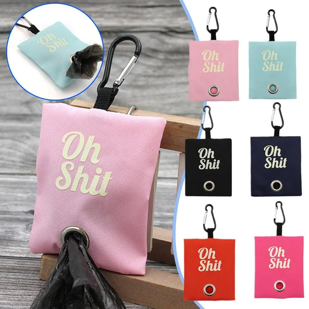

Canvas Garbage Dispenser Portable Dog Poop Waste Bag Pouch Holder Garbage Bag Storage Pet Supplies for Dogs Outdoor