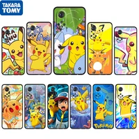 pikachu baby cartoon cute for honor 60 50 20 se pro x30 10x 10i 10 9x 9a 8x 8a lite silicone soft tpu black phone case cover