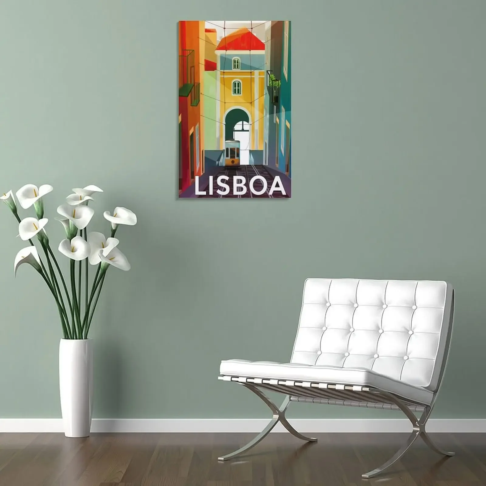 LIsboa lisbon винтажный туристический постер картина на холсте декоративная декор