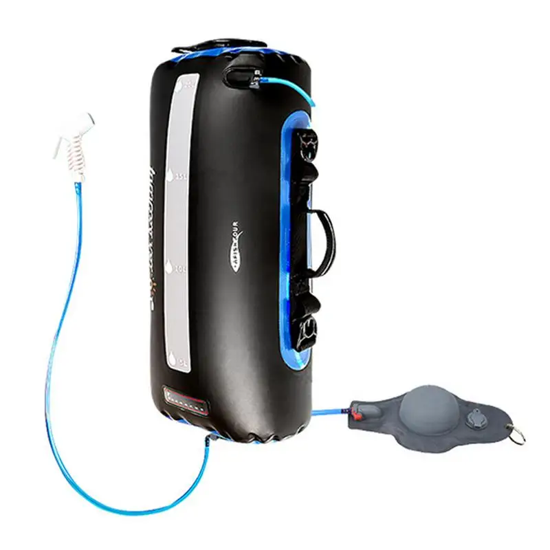 

20L Upgraded Solar Shower Bag Solar Heating Camping Shower Bag Water Storage Bag For Outdoors Travel Hiking Picnic Drinking