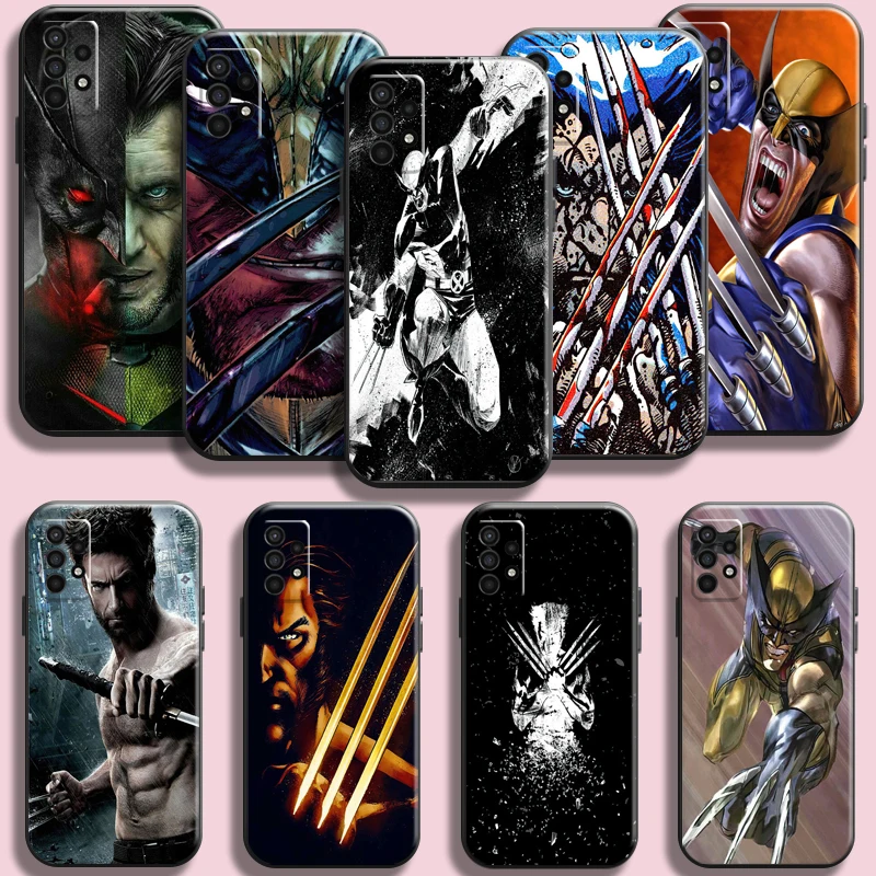

Marvel X-Men Wolverine For Samsung Galaxy A01 A02 A02S A03S A10 A11 A12 A20S A21s A22 5G Phone Case Soft Shockproof Coque Cover