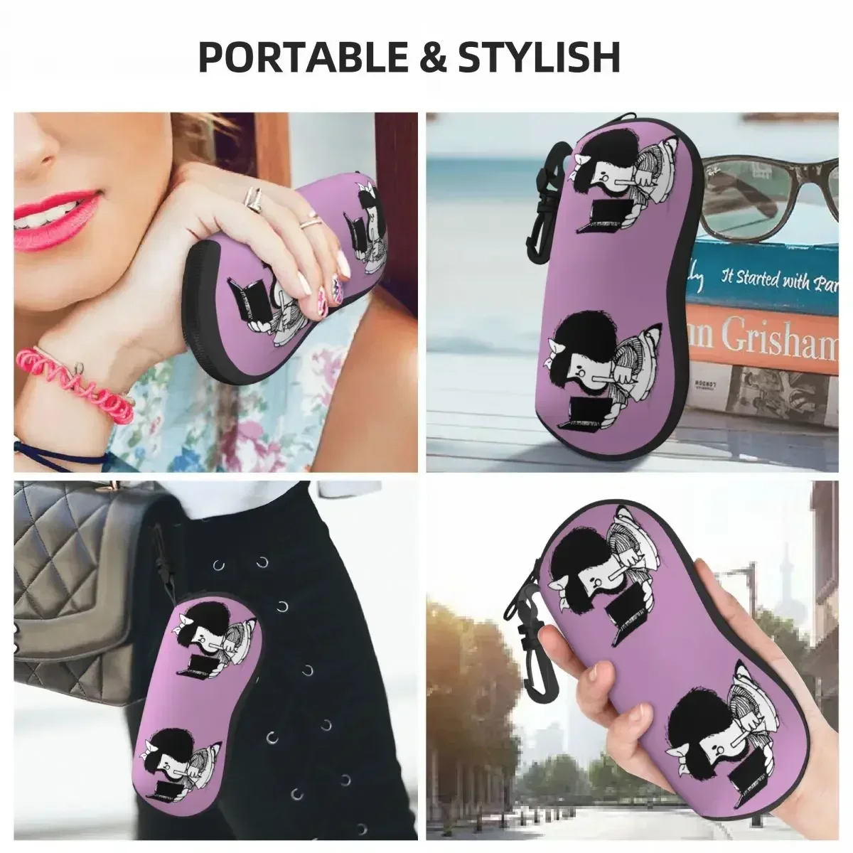 Mafalda с корпусом для ноутбука футляр очков мужчин и женщин крутой чехол героями