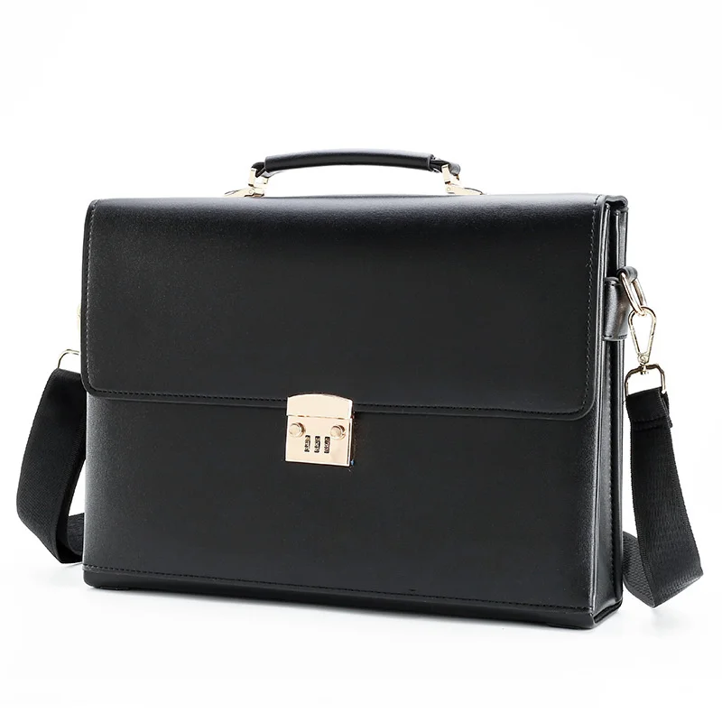 2023 Business Briefcase Password Lock Men Messenger Bag Men's Handbags Handmade Men's Shoulder Bag Casual Laptop bag