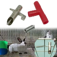 poultry incubator farm automatic rabbit nipple water feeder drinker for pet rabbit bunny rodents rabbit drinking fountains