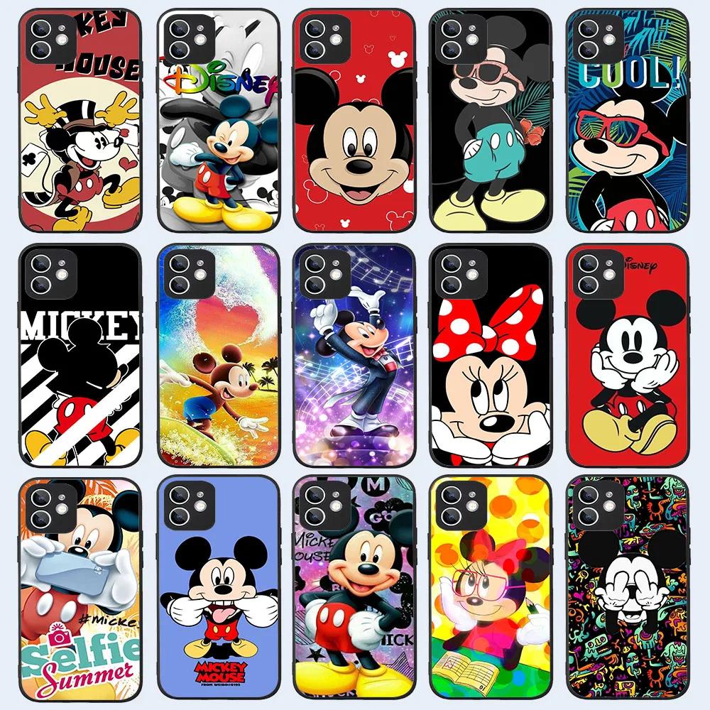 

YS-37 Mickey Silicone Case For VIVO V5 V5S Y67 Y66 V7 Y75 Y79 V9 Y85 Y89 V19 Y11V21 V21e Lite Plus