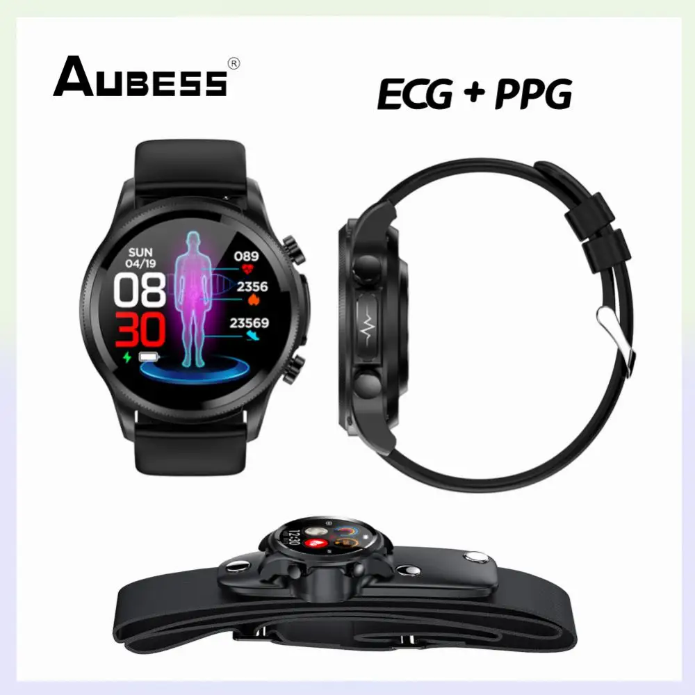 

Смарт-часы E400 ECG PPG мужские с функцией измерения уровня сахара в крови