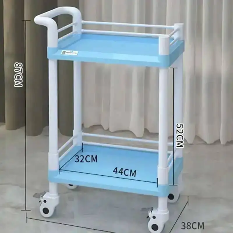 Фото Профессиональная тележка для парикмахерских и салонов красоты Aesthetics Storage, на колесах, для хранения инструментов, мебель для салонов MQ50TC №2