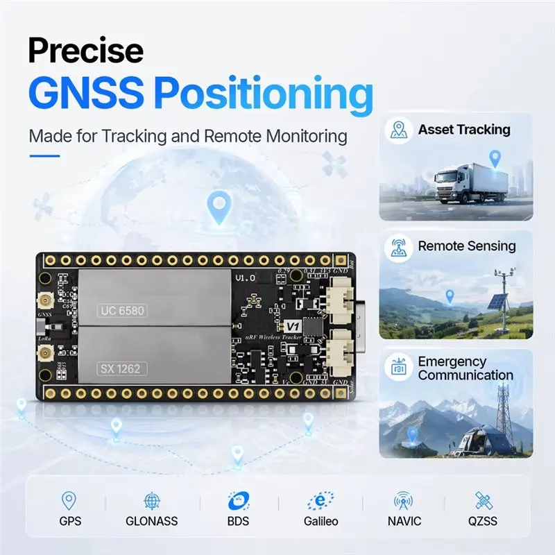 Фото JABS-Heltec Mesh Node T096 Devboard Meshtastic NRF52840 Tracker Lora Node SX1262 Bluetooth для Meshcore Lorawan 863-928 МГц №2