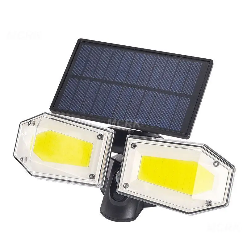 

Wireless Wall Mounted Solar Lights Outdoor Motion Sensor Rechargeable Security Lights Flood LED Courtyard Garden Lamp