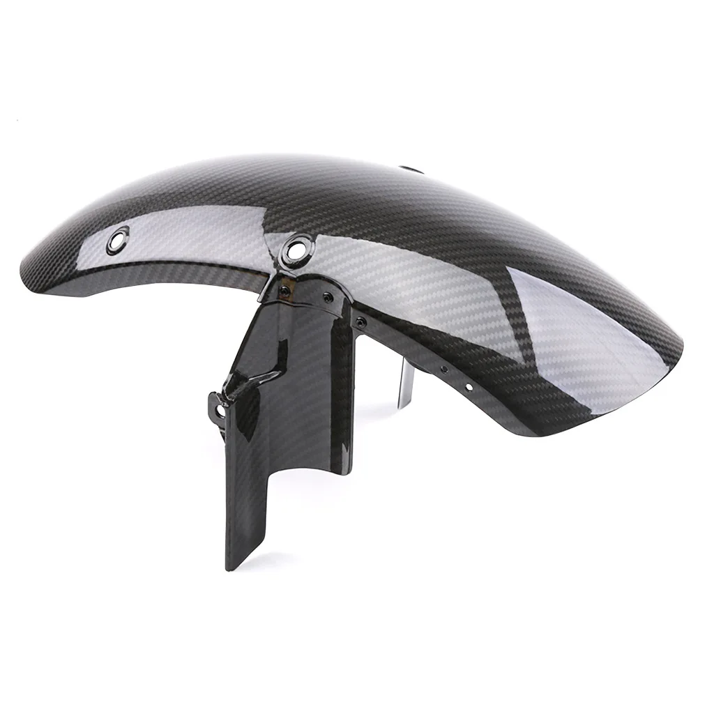 

Motorcycle Accessories Front Fender Carbon Fiber Modified Front Mudguard Front Soil In Black for Kawasaki Z900RS 2018 2019