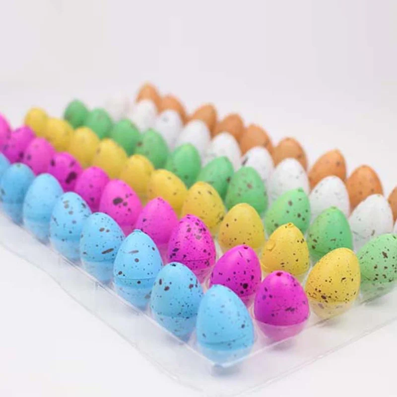 10Pcs Cute Magic Hatching Growing Dinosaur Eggs Treat Kids Birthday Party Favor Baby Shower Guest Gift Pinata Educational Toys - купить по