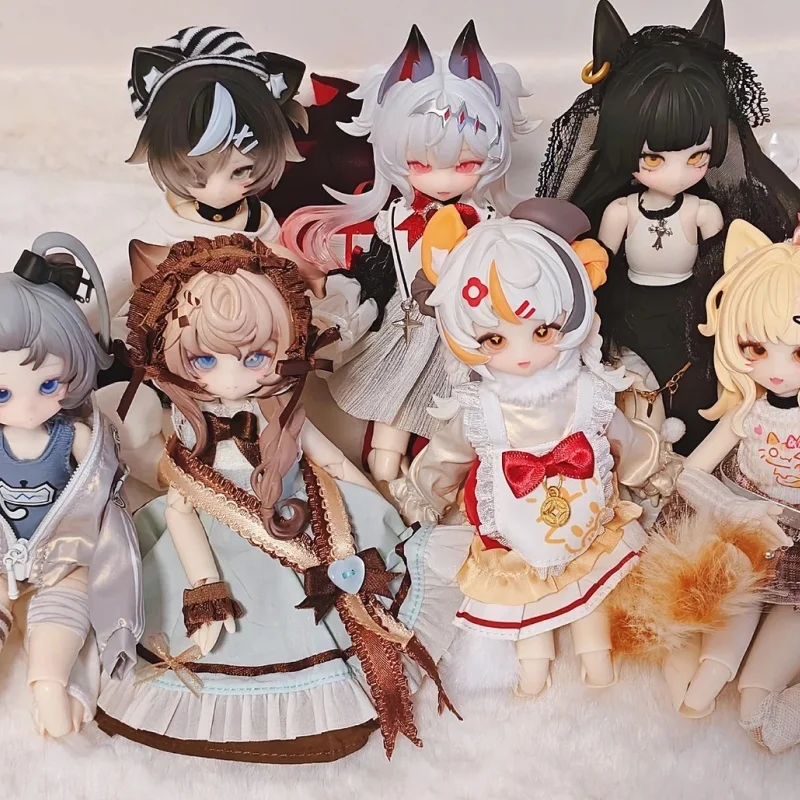 Фото Оригинальная коллекционная кукла Lunar Lore Meow Meow Meow Power Series 1/8 BJD, загадочная коробка-сюрприз, фигурки аниме, куклы, игрушки, подарок №5