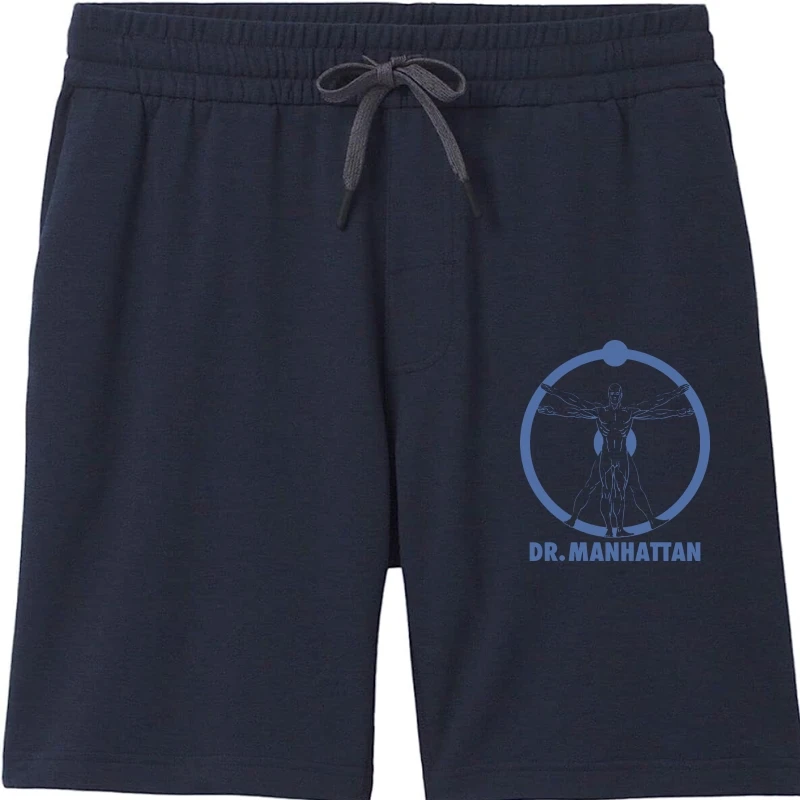 

Шорты мужские хлопковые с принтом, повседневные, доктор Манхэттен, Простые Летние короткие женские и мужские шорты, 2020