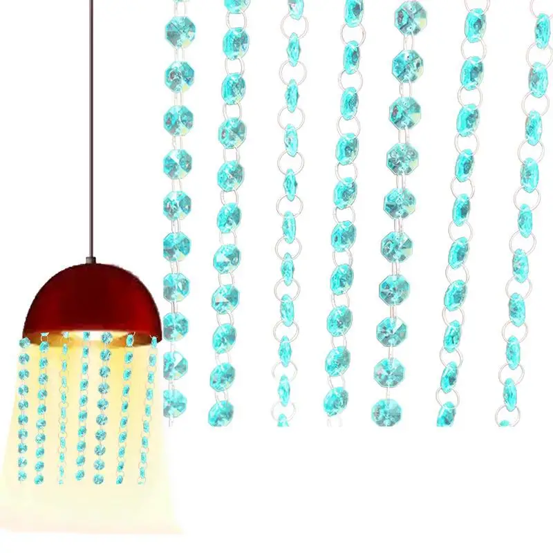 

1m Acrylic Crystal Rhinestone Bead Garland Door Curtain Chandelier Pendant Wall Hangings Home Wedding Decoration DIY Accessories