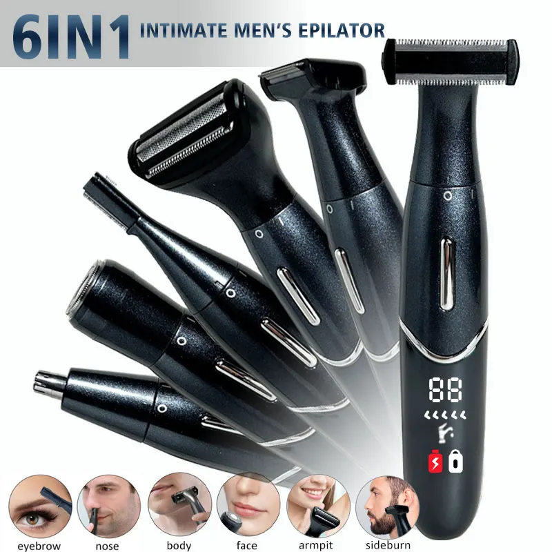 Intimate Areas Haircut Precision Shaver Men Bikini Line Sens