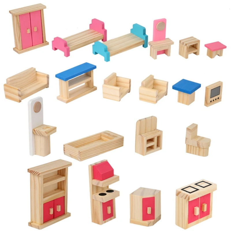 

1/12 Doll House Bedroom Kitchen Mini Furniture Sand Model DIY Landscape Supply