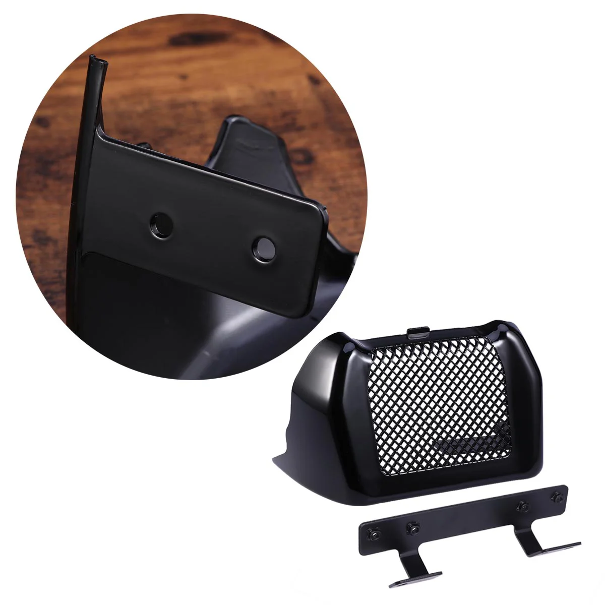 

Глянцевый черный масляный радиатор с кронштейном Road King Street Glide (черный)