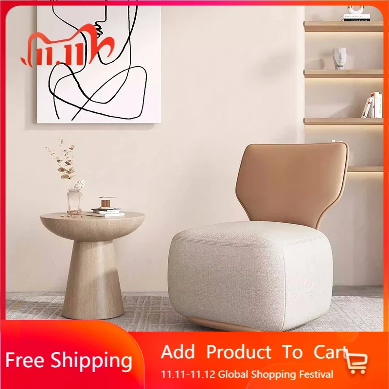 

Designer Lounge Living Room Chairs Office Nordic Leather Modern Living Room Chairs Luxury Relax Fauteuil Patio Furniture WSW15XP