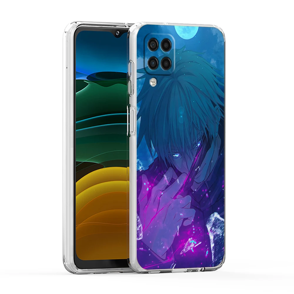Jujutsu Kaisen Soft Cover for Samsung Galaxy A13 A22  A52S A52 A72 A51 A71 A41 A31 A21 A11 5G Luxury Transparent Phone Case Capa