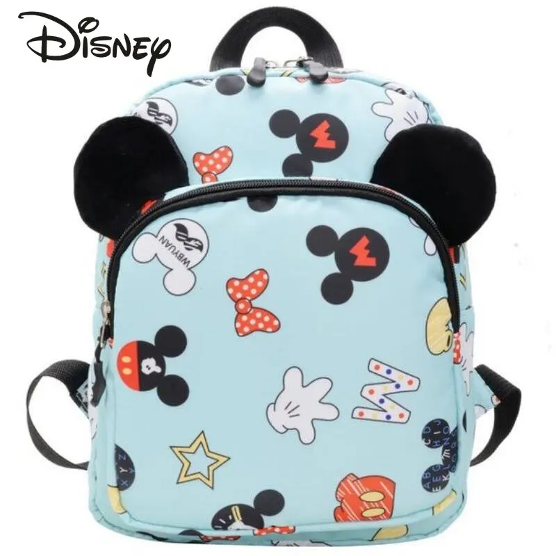 Новый детский рюкзак Disney с Микки, милый детский школьный рюкзак с мультяшным рисунком, модный рюкзак для девочек, вместительный дорожный удобный