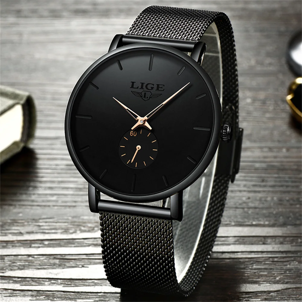 2022 LIGE Ladies Watches Women's Top Brand Luxury Fashion Watch for Women Chronograph Quartz Clock Waterproof Wristwatch New enlarge