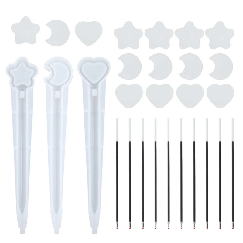 

Ballpoint Pen Silicone Mold Epoxy Resin Mold Crafts Making Tools Easy to Clean