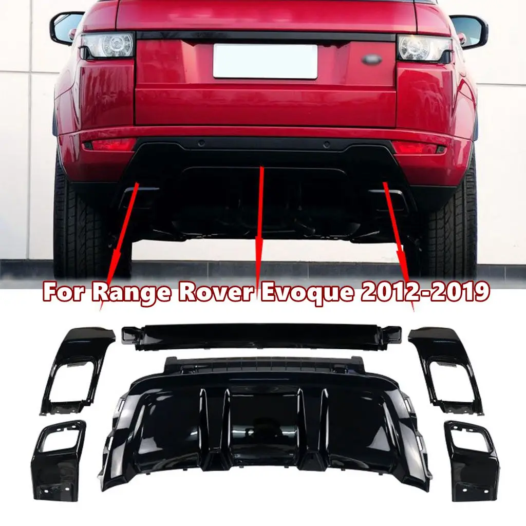 Вставка для заднего бампера автомобиля крышка выхлопной трубы Land Rover Range Evoque 2012 2013